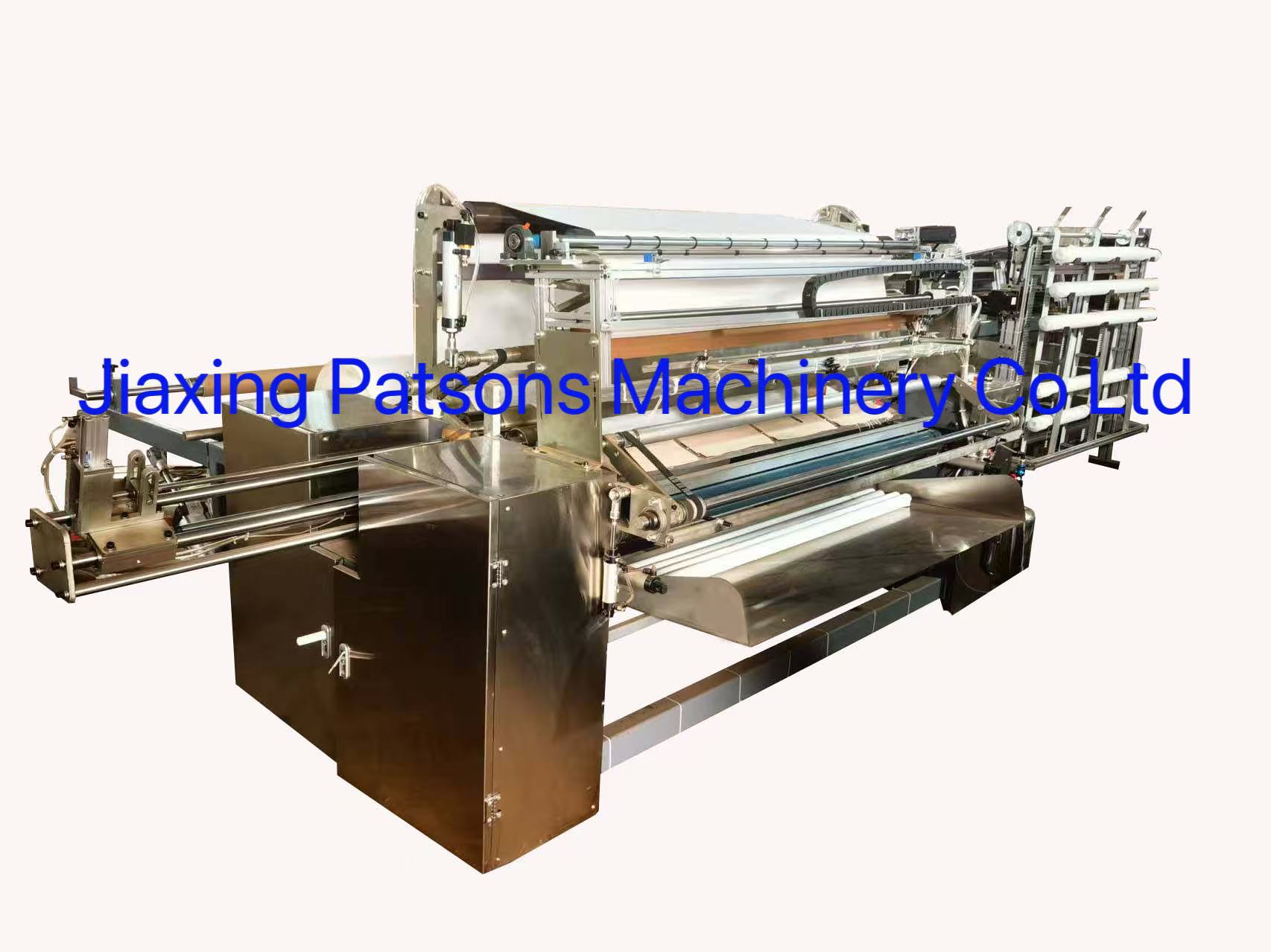 Fully Automatic Medical Gauze Roll Slitting Production Line, PPD-GRCM